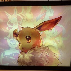 Cuadro Led de Eevee y sus evoluciones